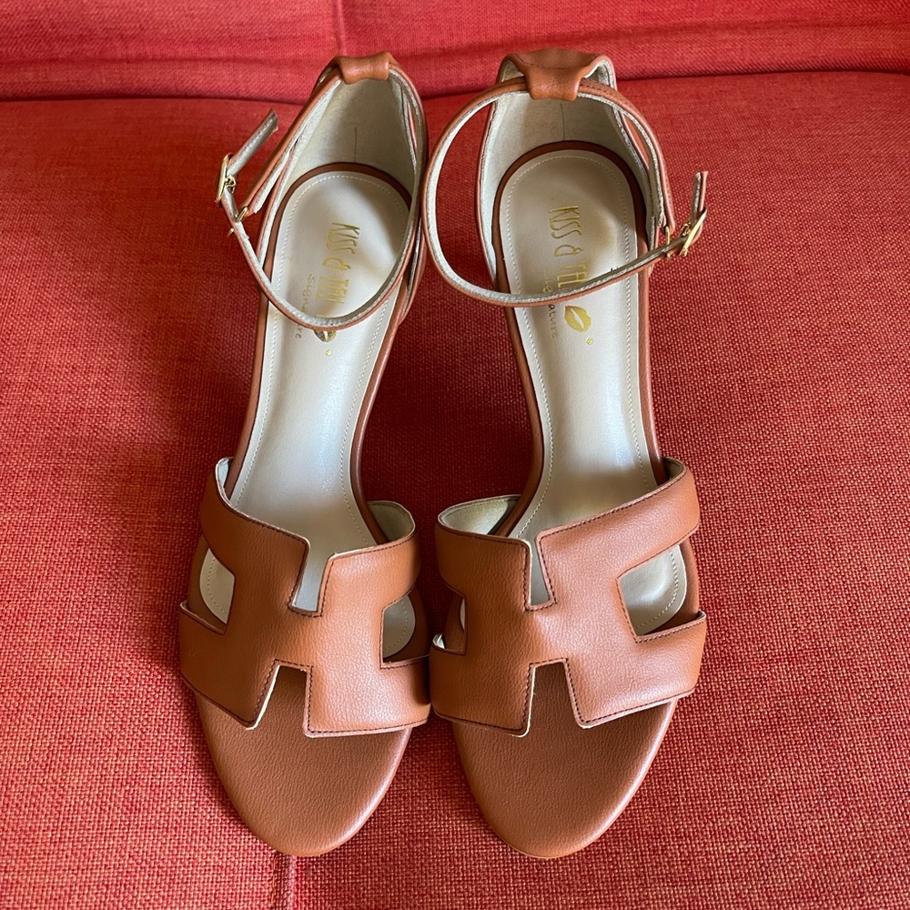 Handmade Brown heels